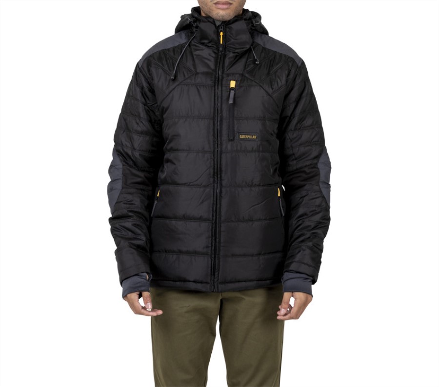 Chaqueta Acolchada Con Aislamiento Triton Black Caterpillar