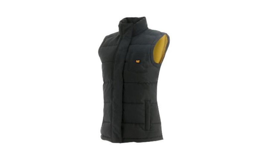 Chaleco Mujer Arctic Zone Negro Amarillo Caterpillar