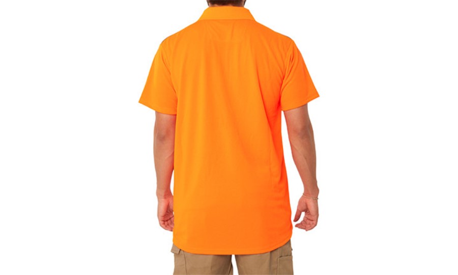 Polo De Alto Rendimiento De Alta Visibilidad Caterpillar Naranja De Alta Visibilidad