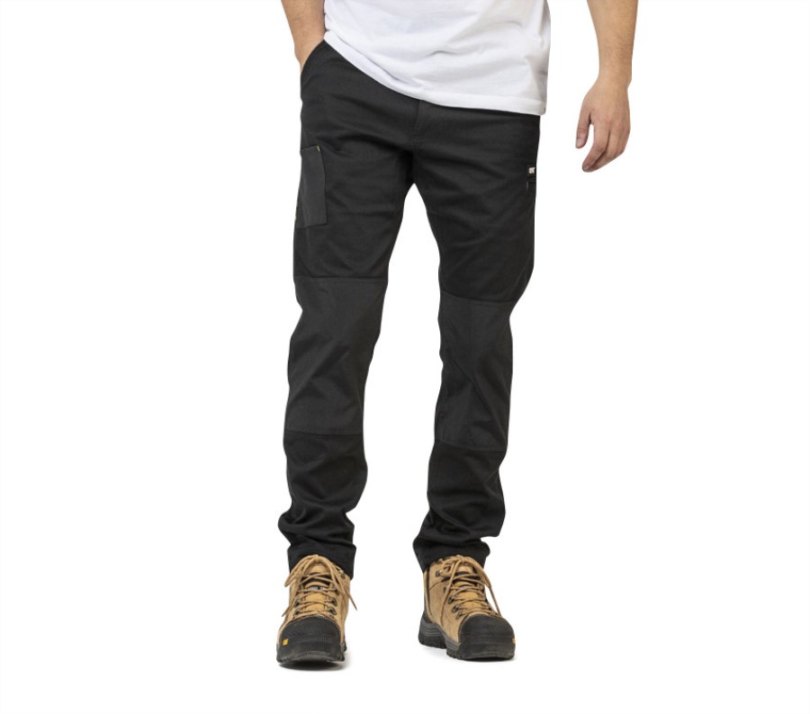 Pantalón De Máquina Negro Oruga