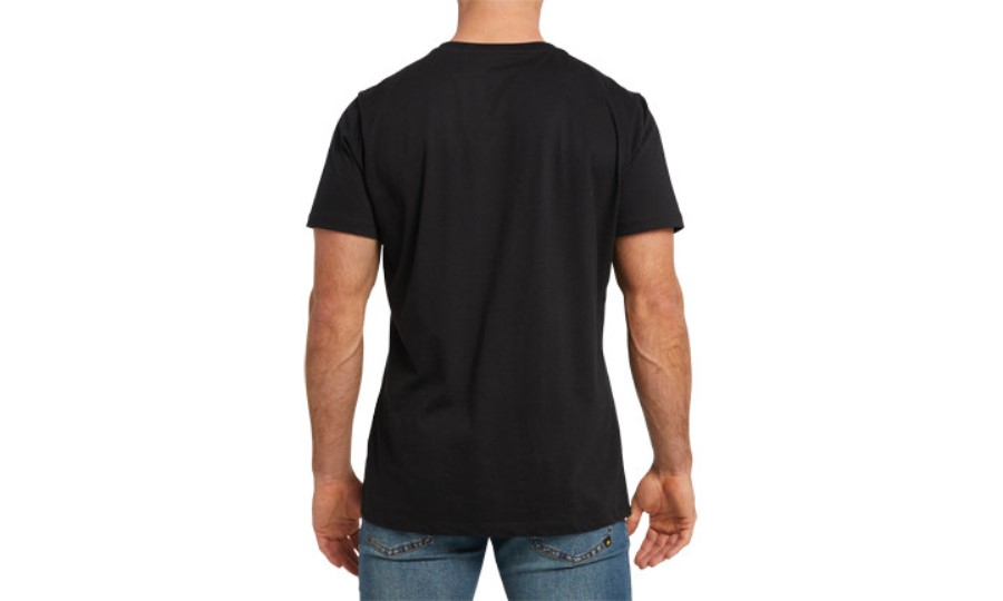 Camiseta Con Logotipo Original En Tono Negro Marca Caterpillar