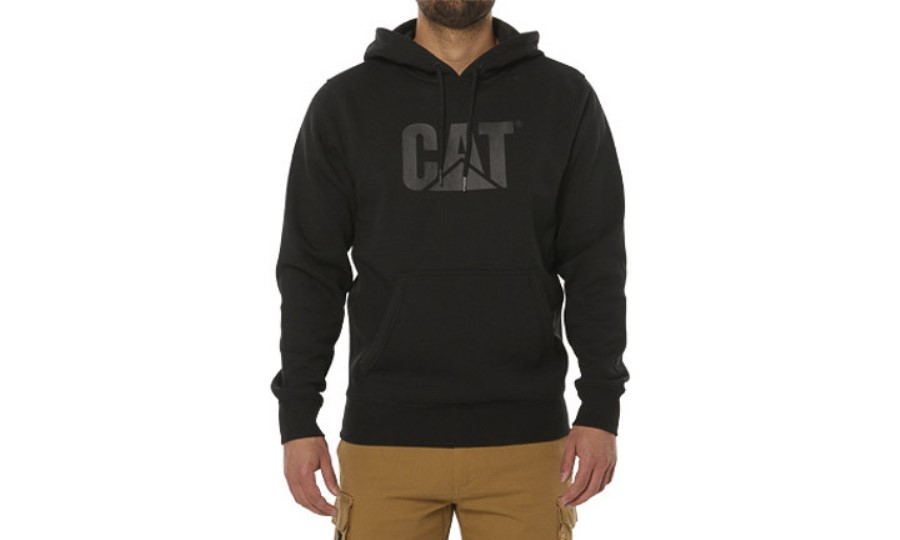 Sudadera Con Capucha Foundation Pitch Black-black Caterpillar