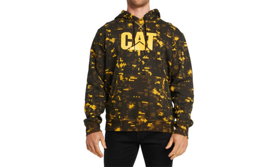 Sudadera Con Capucha Estampada De Base Caterpillar