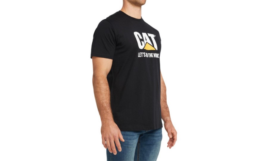 Caterpillar Hace La Camiseta Con Logo De Trabajo